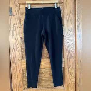 Three pairs of black leggings